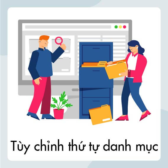 Tùy chỉnh thứ tự danh mục